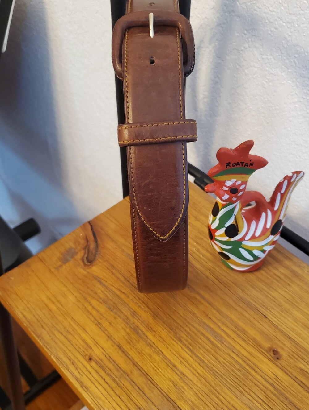 Billy Martin's Classic Women's 1.5 Inch Leather Belt, Size 28